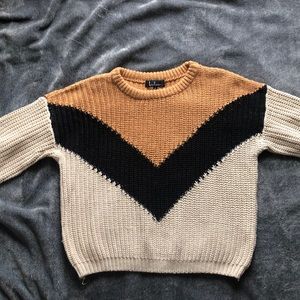 Chevron Knit Sweater